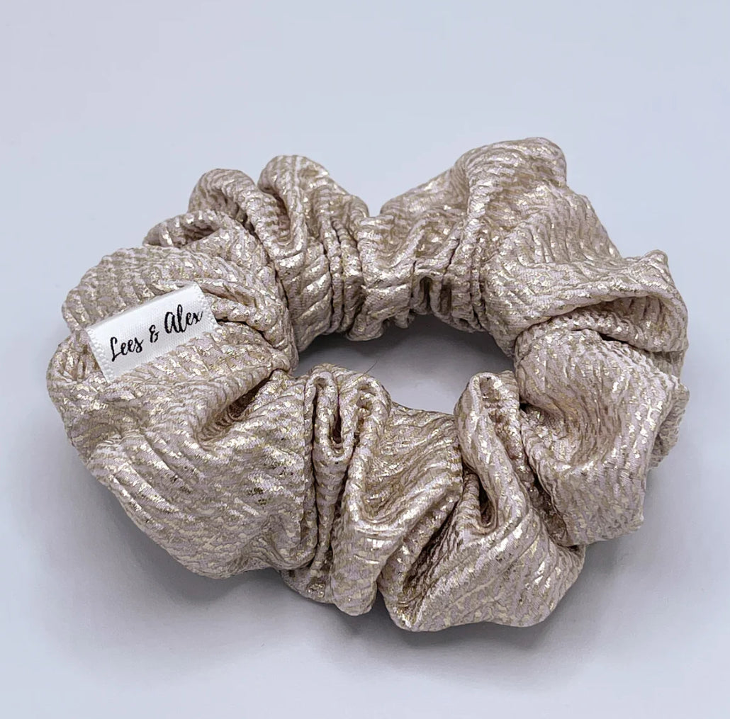 Lees and Alex - Champagne Sparkle Scrunchie