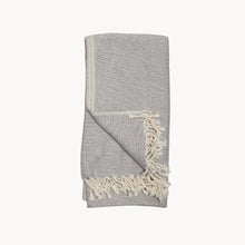 Load image into Gallery viewer, Pokoloko - Striped Bamboo Towel - Mixed Grey
