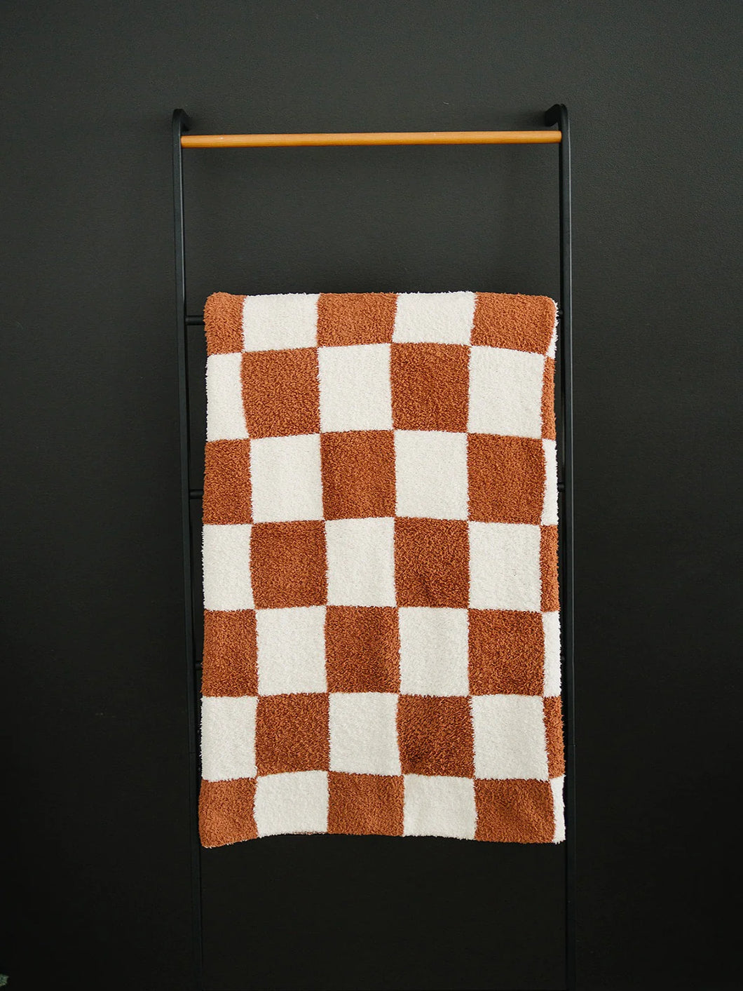 Mebie Baby - Plush Blanket - Rust Baby Blanket
