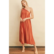 Load image into Gallery viewer, Dress Forum - Pretty Pleats One Shoulder Dress
