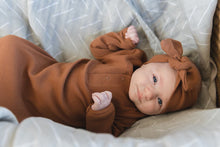 Load image into Gallery viewer, Mebie Baby - Rust Knot Gown
