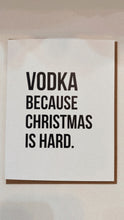 Load image into Gallery viewer, Vodka Christmas Card
