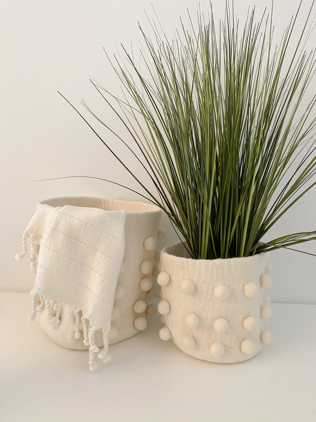 Felt Pom Pot Cover - Small