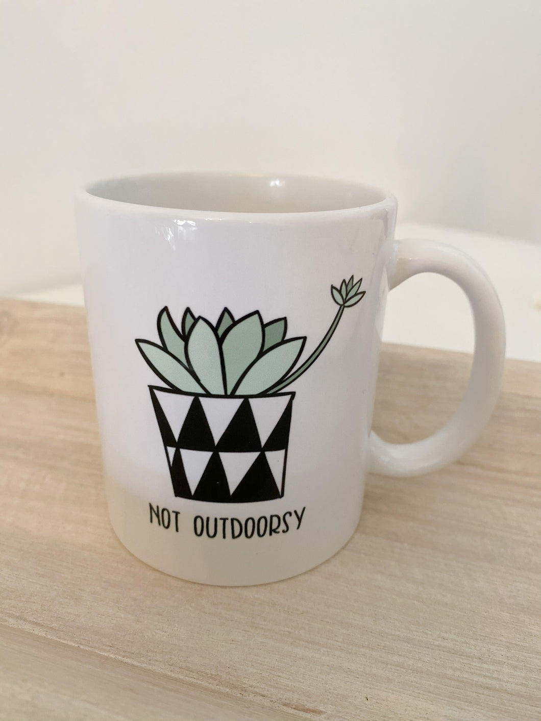 Not Outdoorsy Coffee Mug