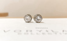 Load image into Gallery viewer, The &quot;Noah&quot; Silver Halo Studs
