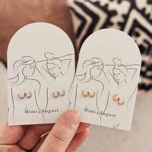 Load image into Gallery viewer, Mimi &amp; August – Boob Earrings Gold
